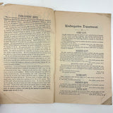 Milton Bradley Froebel Kindergarten Materials Catalog, 1896