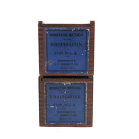 Pair of J.L. Hammett Co. Boston Early Froebel Gift #4 Kindergarten Blocks (Set of 2)