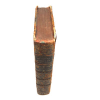 Roman History Vol. III, 1752, Huge French Secret Compartment Book Box with Gorgeous Marbled Endpapers