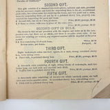 Milton Bradley Froebel Kindergarten Materials Catalog, 1896