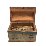 Beautiful 19th C. Folk Art Painted Miniature Dome Top Chest