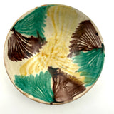 Lovely Vintage Mexican Drip Ware Folk Pottery Bowl