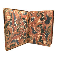 Roman History Vol. III, 1752, Huge French Secret Compartment Book Box with Gorgeous Marbled Endpapers