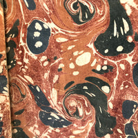 Roman History Vol. III, 1752, Huge French Secret Compartment Book Box with Gorgeous Marbled Endpapers