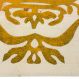 Lovely Earlier 19th Century PA German Mounted Cut Paper Design, Hand-painted Paper