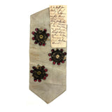 To Be Kept for Betsy...Antique Ribbon with Sequined, Metallic Thread Embroidered Stars