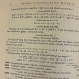 Milton Bradley Froebel Kindergarten Materials Catalog, 1896