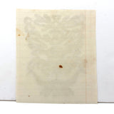Lovely Earlier 19th Century PA German Mounted Cut Paper Design, Hand-painted Paper