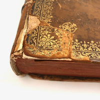 Roman History Vol. III, 1752, Huge French Secret Compartment Book Box with Gorgeous Marbled Endpapers