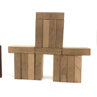 Pair of J.L. Hammett Co. Boston Early Froebel Gift #4 Kindergarten Blocks (Set of 2)