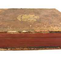 Roman History Vol. III, 1752, Huge French Secret Compartment Book Box with Gorgeous Marbled Endpapers