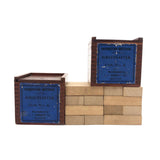 Pair of J.L. Hammett Co. Boston Early Froebel Gift #4 Kindergarten Blocks (Set of 2)