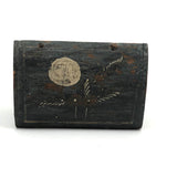 Early 19th C. Tulip Painted Minature Blanket Chest (Loss along Front Edge)