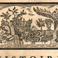 Roman History Vol. III, 1752, Huge French Secret Compartment Book Box with Gorgeous Marbled Endpapers
