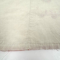 Pensive Girl, Sweet Old Embroidered Flour Sack Quilt Square