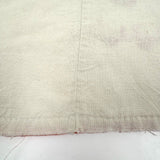 Pensive Girl, Sweet Old Embroidered Flour Sack Quilt Square