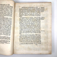 Roman History Vol. III, 1752, Huge French Secret Compartment Book Box with Gorgeous Marbled Endpapers