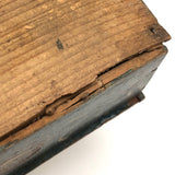 Early 19th C. Tulip Painted Minature Blanket Chest (Loss along Front Edge)