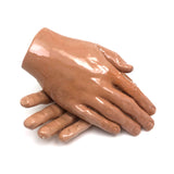 Hands at Rest, Vintage Clay Sculpture