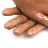 Hands at Rest, Vintage Clay Sculpture