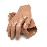 Hands at Rest, Vintage Clay Sculpture
