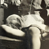 SOLD Pinocchio Patsy (with Bunny in Lap), Artfully Composed and Full of Attitude Captioned Photo