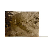 On the Path, Forever Elusive, Liminal Feeling Antique Sepia Paper Print