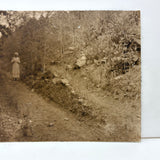 On the Path, Forever Elusive, Liminal Feeling Antique Sepia Paper Print