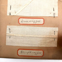 Charming Antique Six Page Sewing Skills Sampler