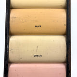 Sherman Williams Semi-Lustre Paint Samples Display in Ice Cream Colors c. 1940s