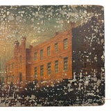St. Bees School, Cumberland, England, Ultra Atmospheric and Evocatively Aged 1845 Oil on Wood Painting