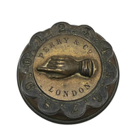 Perry & Co. London, 1860 Brass Whist Marker with Pointing Hand