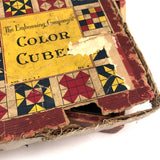 Nice Early 16 Block Color Cubes Set in Original Box