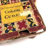 Nice Early 16 Block Color Cubes Set in Original Box