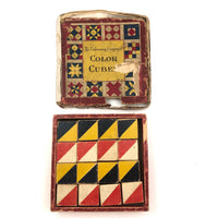 Nice Early 16 Block Color Cubes Set in Original Box