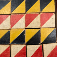 Nice Early 16 Block Color Cubes Set in Original Box