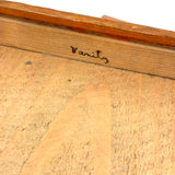 Antique German Wooden Parquetry Blocks in Original Box, Double Layer (Near Full)