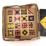 Nice Early 16 Block Color Cubes Set in Original Box