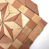 Antique German Wooden Parquetry Blocks in Original Box, Double Layer (Near Full)