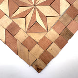 Antique German Wooden Parquetry Blocks in Original Box, Double Layer (Near Full)