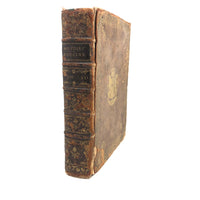 Roman History Vol. III, 1752, Huge French Secret Compartment Book Box with Gorgeous Marbled Endpapers
