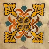 Unusual, Elaborate andf Fine 19th C. Large Cut and Woven Paper Composition in Period Frame