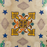 Unusual, Elaborate andf Fine 19th C. Large Cut and Woven Paper Composition in Period Frame