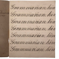 Charles Goodrich's Stellar 1862 Penmanship Practice Notebook