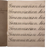 Charles Goodrich's Stellar 1862 Penmanship Practice Notebook