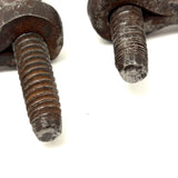 Last of the Heart Quilting Clamps, 19th Century Hand-forged, SOLD INDIVIDUALLY