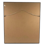 Unusual, Elaborate andf Fine 19th C. Large Cut and Woven Paper Composition in Period Frame