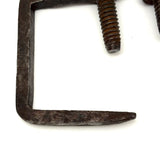 Last of the Heart Quilting Clamps, 19th Century Hand-forged, SOLD INDIVIDUALLY