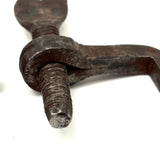 Last of the Heart Quilting Clamps, 19th Century Hand-forged, SOLD INDIVIDUALLY