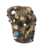 Memory Ware Jug with  Pair of Tintype Portraits, c. Early 20th century